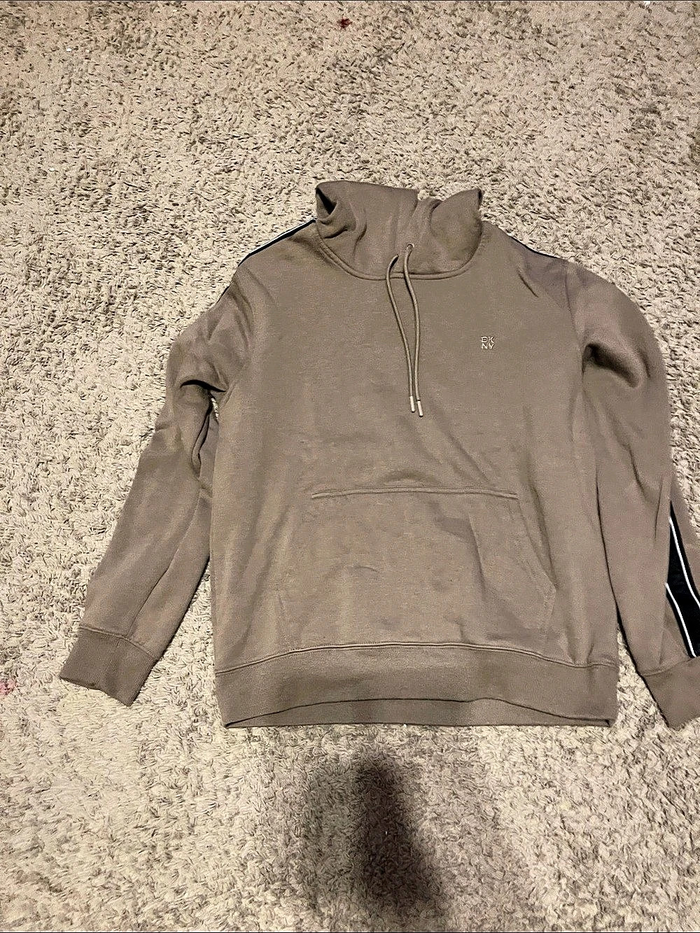 DKNY Pullover Hoodie in Brown Size Medium Like New